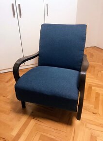 Vintage retro čalouněné křeslo: Po Brně dovoz ZDARMA - 3