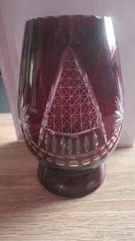 Egerman, brousene rubinove sklo - 3