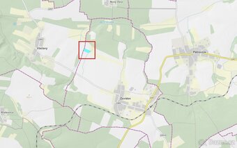 Prodej pole – 6 880 m² - Zavidov - 3