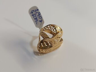 8. Dámský zlatý prsten 14kt - 3