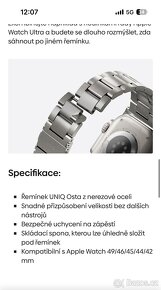 Řemínek UNIQ, Apple WATCH - 3