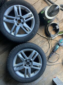 Alu kola 17” 4x100 s Michelin Alpin 6 – zimní pneu 5–6 mm - 3