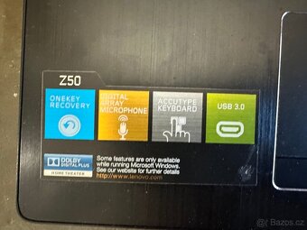 Notebook Lenovo Z50-75 - na díly bez pevného disku - 3