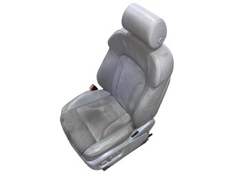 Sedačky šedá kůže alcantara Audi Q7 4L r.v. 2007 - 3
