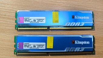 Kingstone DDR3-1333 2x4GB a DDR3-1600 2x4GB - 3