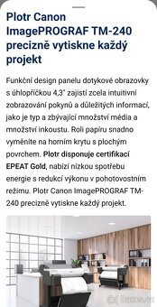 Velkoformátová tiskárna Canon TM-240 - 3