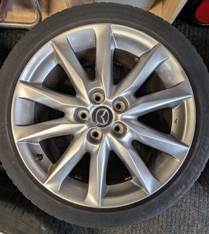 Mazda 3, originální alu kola, 7Jx18 ET50 5x114.3. - 3