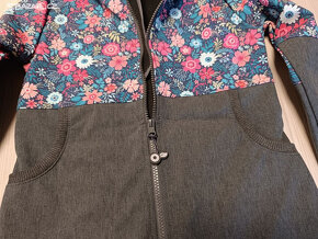 Nový softchelový zimní kabát UNUO, vel. 140/146 - 3