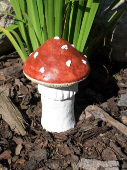 Dekorace - muchomůrka, houba - 3