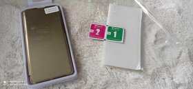 zrcadlové pouzdro + ochranné sklo Redmi note 9S • zlaté - 3