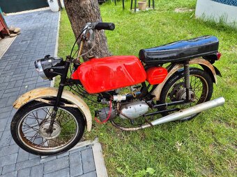Jawa 23 Mustang bez TP, červený 4. - 3