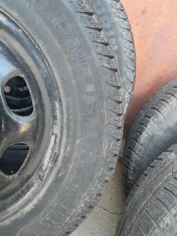 Prodám letní pneumatiky včetně disků 155/70 r13 - 3