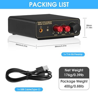 Douk Audio T14-EQ MM/MC Phono předzesilovač RIAA - 3