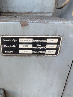 Rovinna bruska ABA FF350/22 - 3