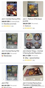PS2 hra Jak X Combat Racing Platinum - 3