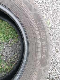 215/65/15 C 104/102T CONTINENTAL -2KUSY LETNÍCH PNEU 6mm - 3