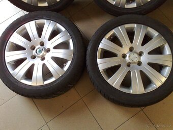 alu kola 5x112 r17 škoda 205/50r17 - 3