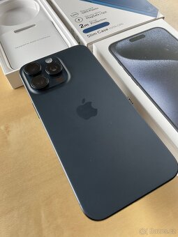Apple iPhone 15 Pro Max Blue Titanium 256GB - 3