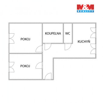 Prodej bytu 2+1, 56 m², Karlovy Vary, ul. K. Čapka - 3