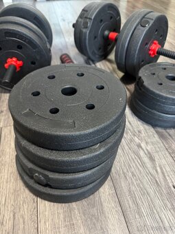 Sada nastavitelných činek a osy – celková hmotnost 40 kg. - 3