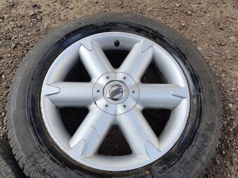 Alu kola Nissan 5x114.3 + pneu Dunlop 225/65 - 3