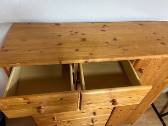 Velká Komoda masiv 120x40x130cm (Š/H/V) - 3