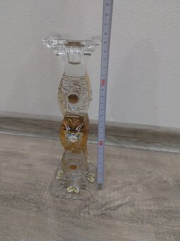 Broušený křišťálový svícen - 3