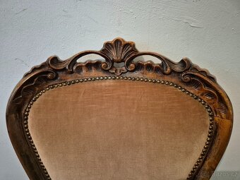 STAROŽITNÉ VIKTORIÁNSKÉ KŘESLO - 3