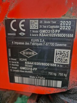 Sekačka Kuhn GMD310-FF - 3