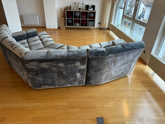 Bretz Cloud Sofa sametově šedá - 3