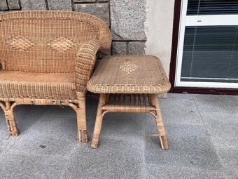 Proutěný zahradní nábytek. - 3