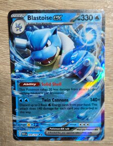 Pokémon 151 Blastoise EX / Snorlax PROMO - 3