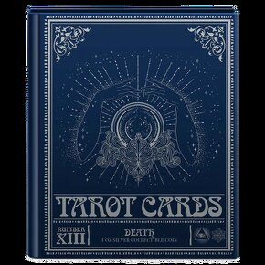 Stříbrná mince Death (Smrt) 1 Oz 2023 (Tarotové karty) - 3