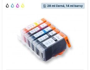 Prodám barvy do tiskárny Canon - 3