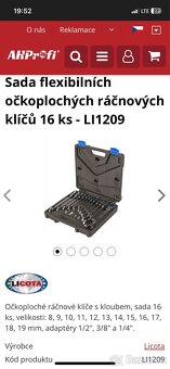 Sada ráčnových klíčů - 3