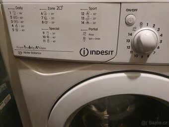 PRACKA INDESIT,BOCNI PLNENI,6KG,DISPLEJ,1000 OT. - 3