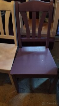Židle borovice masiv Ikea 4ks - 3