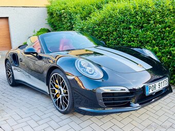 PORSCHE 911 TURBO S cabrio 4x4 991 TOP STAVV ZÁRUCE PORSCHE - 3