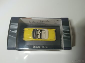 Abrex model 1/43 Škoda Felicia žlutá - 3