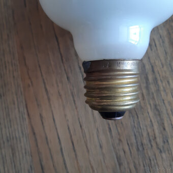 2 velké vintage žárovky Polam 60W a 100W, závit E27 - 3