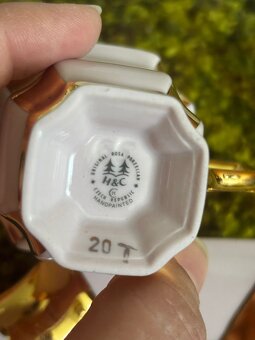 Luxusní sada růžového porcelánu H&C, Růžový porcelán - 3