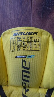 Hokejove kalhoty Bauer Supreme 2S modre, vel. JR. XL/TG - 3
