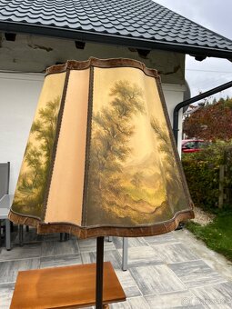 Podlahová lampa s mosaznou nohou - AKCE doprava - 3