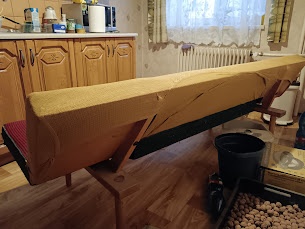 Retro rozkládací pohovka – návrh M. Navrátil - 60. léta - 3