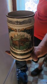 Pivní korbel myslivecký +džbán - 3