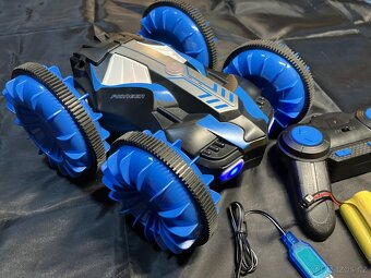 RC auto obojživelné PIONEER 1:18 15km/h 4x4 2xbaterie - 3