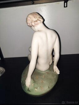 Velký porcelánový akt Royal Dux A.DECO A JINÉ STAROŽITNOSTI - 3