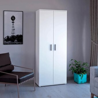 Botník nebo skříň šatní bílá - 3