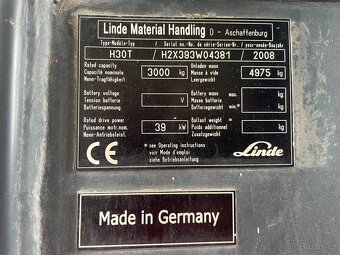 vysokozdvižný vozík Linde H30T - 3