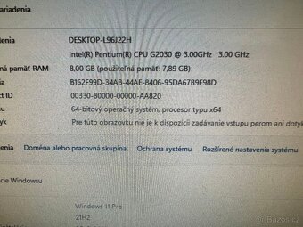 Počítač Dell 7010.Intel Pentium 2x2,90GHz.8gb ram.120gbSSD.. - 3